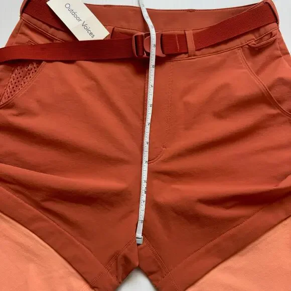 NWT Outdoor Voices Rectrek Zip-Off Pants XS Melon Colorblock Gorpcore Hiking - Picture 6 of 16